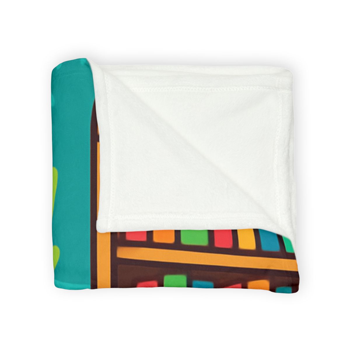 Coral Reef Library With The Octopus Librarian trendy patterned blankets