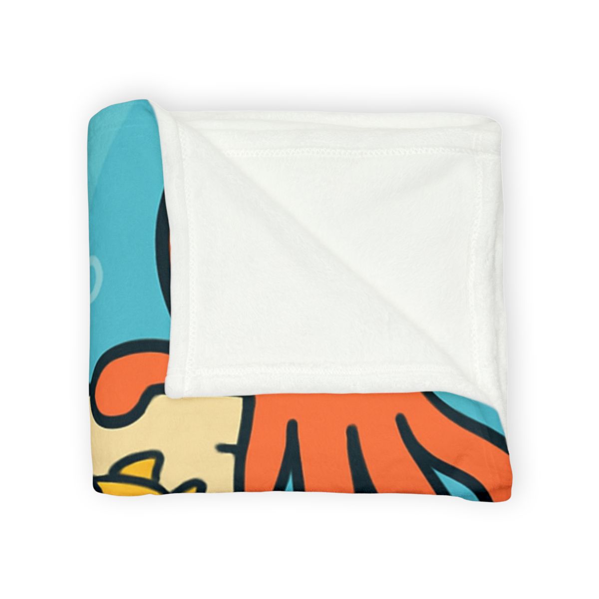 Coral Reef Map Makers decorative home blankets