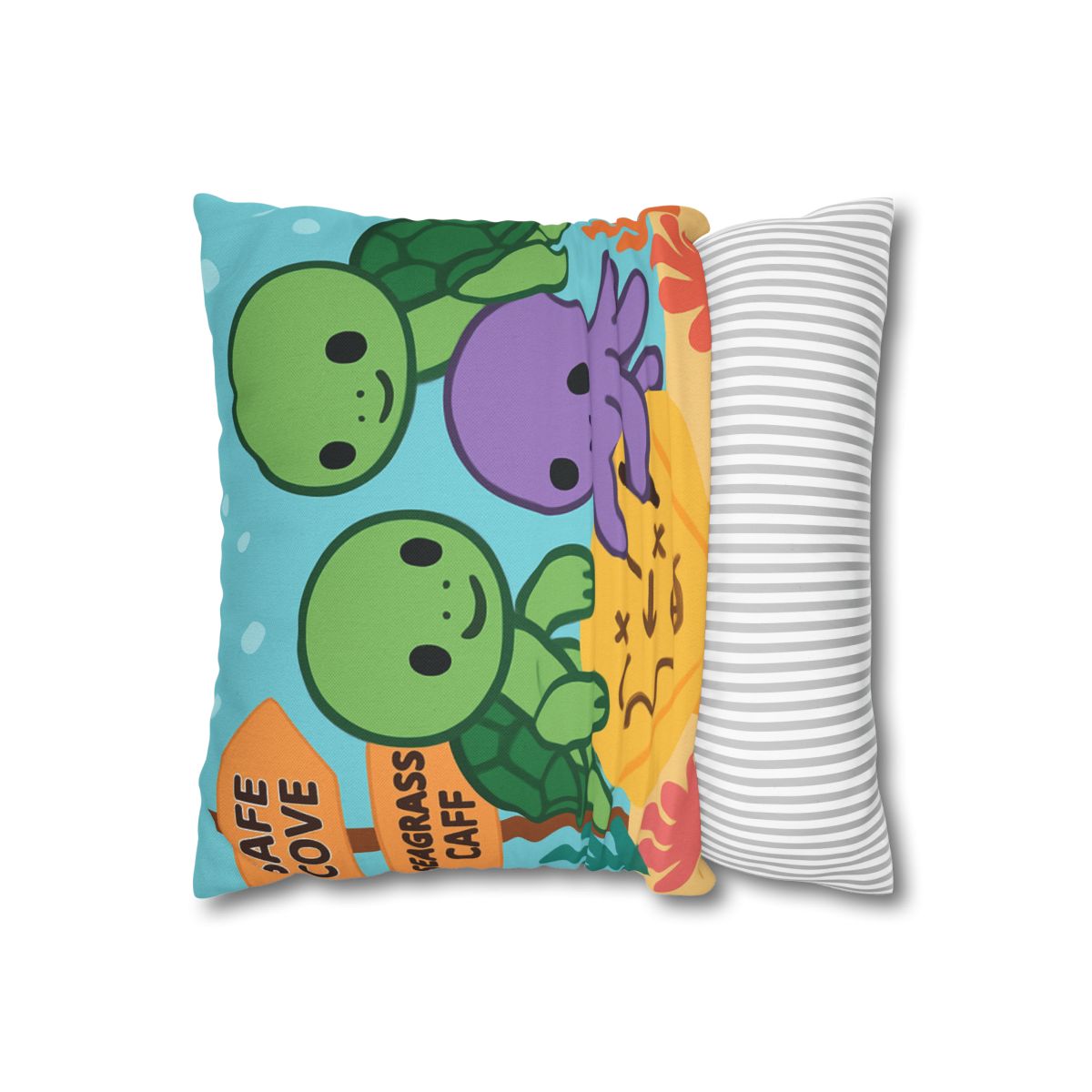 Coral Reef Map Makers comfortable bedding pillow covers