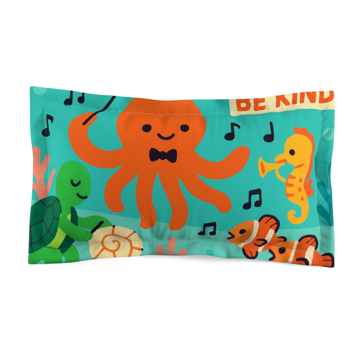 Coral Reef Music Band Of Kindness personalized decorative pillows