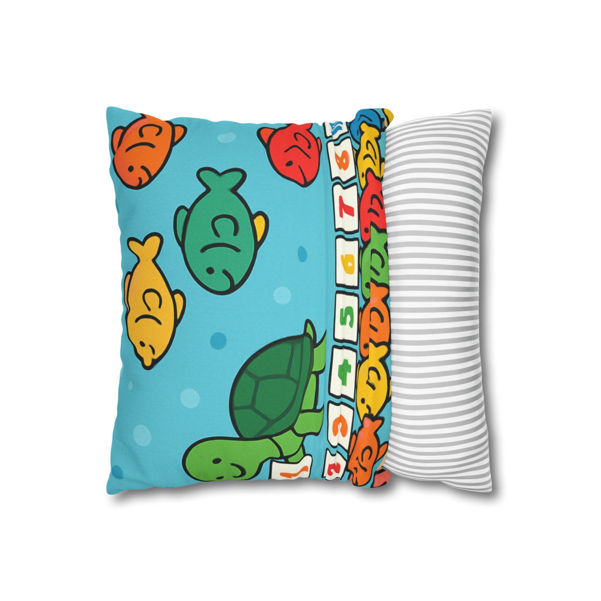 Coral Reef Number Parade personalized pillow covers