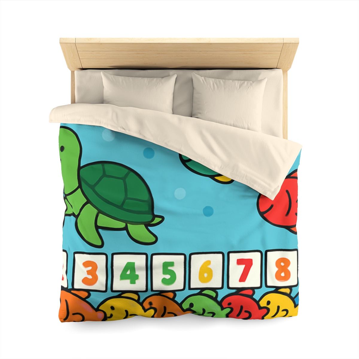 Coral Reef Number Parade warm winter duvets