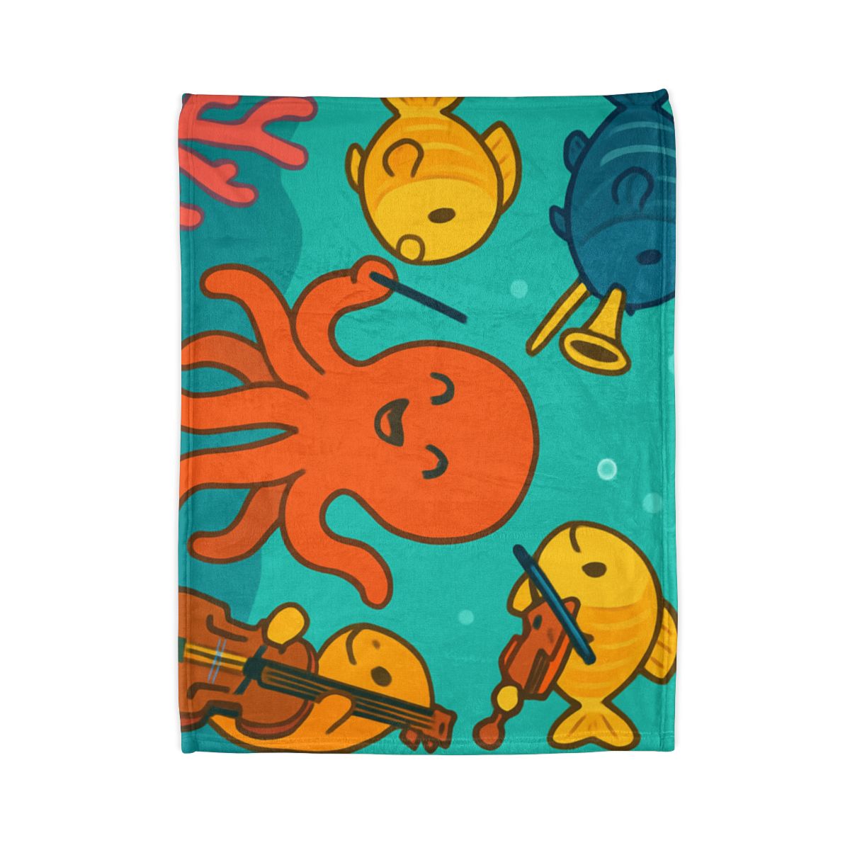 Coral Reef Orchestra trendy patterned blankets