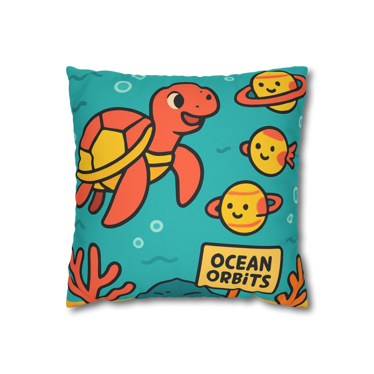 Coral Reef Planet Parade comfortable bedding pillow covers