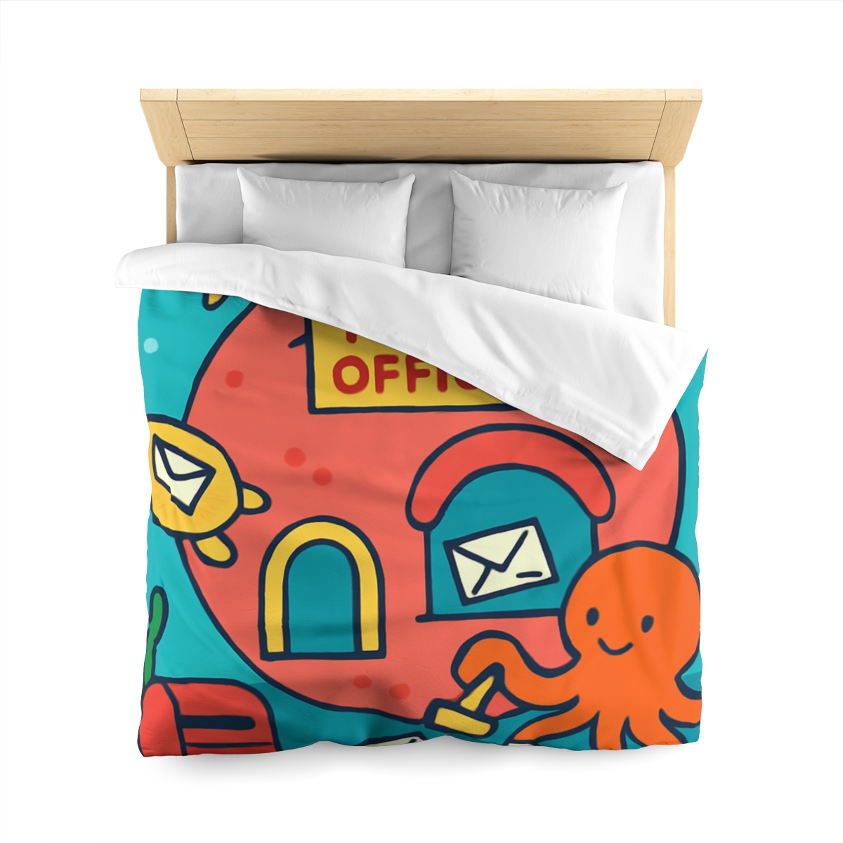 Coral Reef Planet Post Office soft comforter duvets
