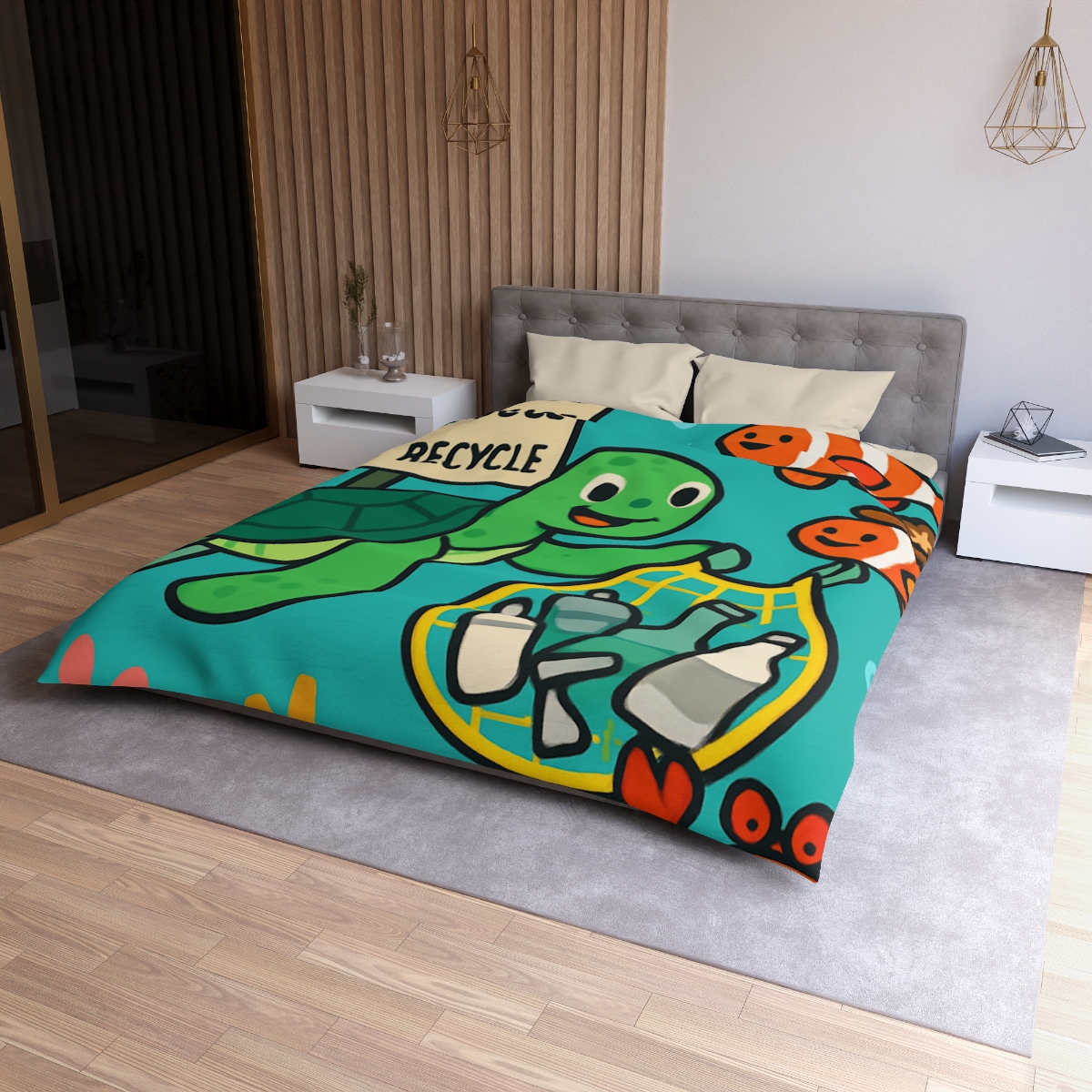 Coral Reef Recycling Rangers custom duvets