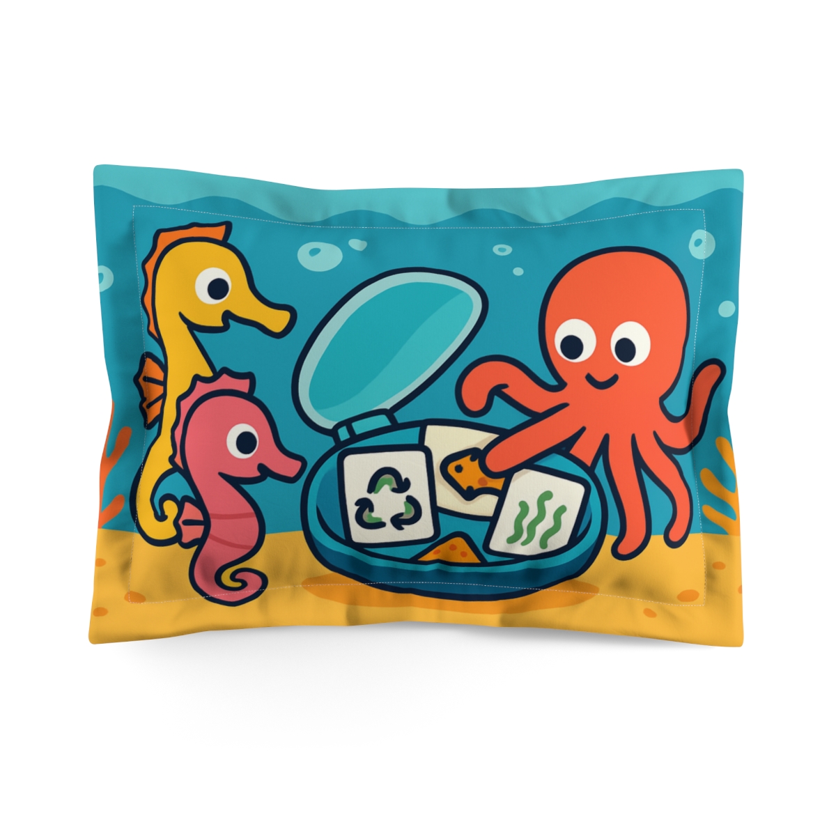Coral Reef Time Capsule Explorers gift pillows for home