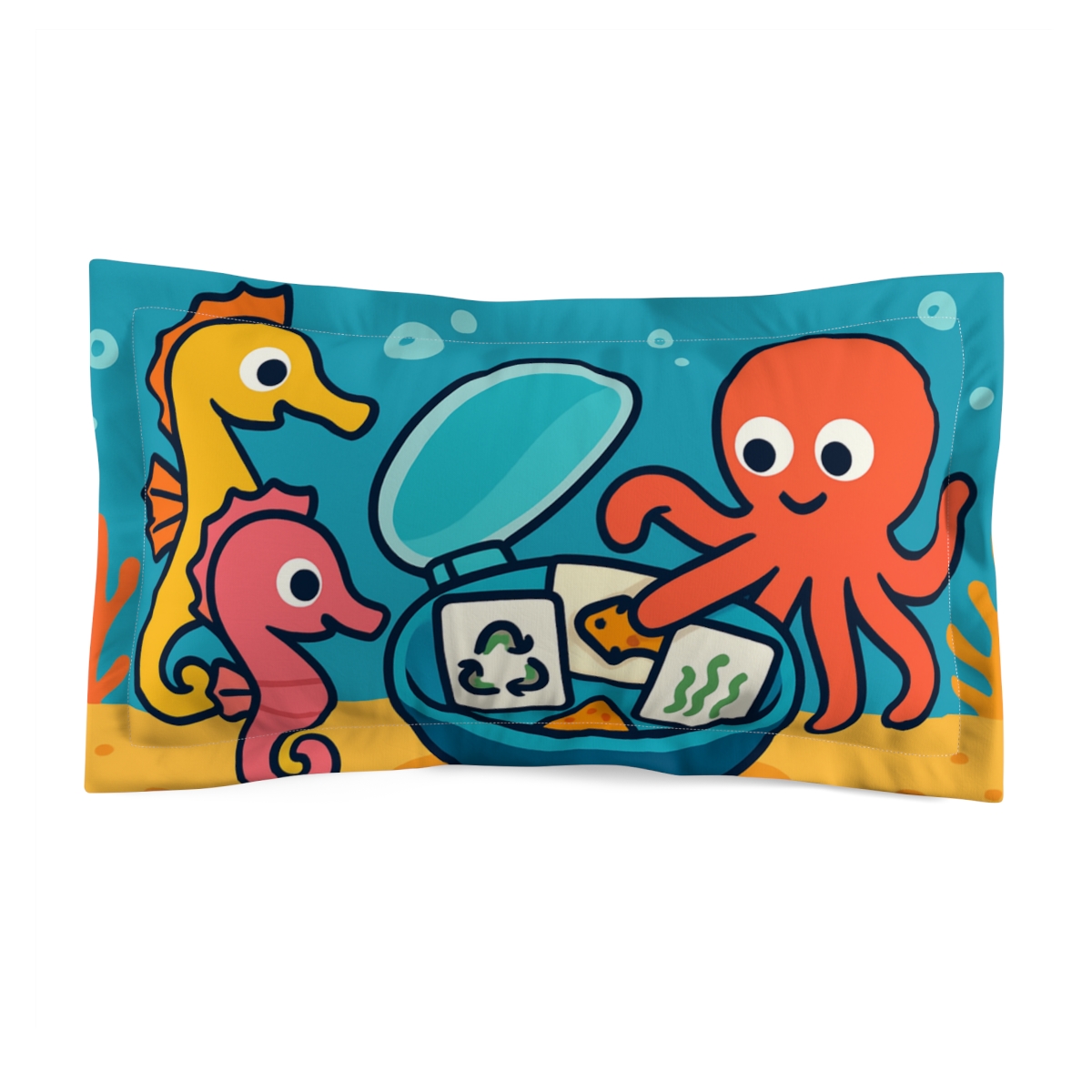 Coral Reef Time Capsule Explorers gift pillows for home