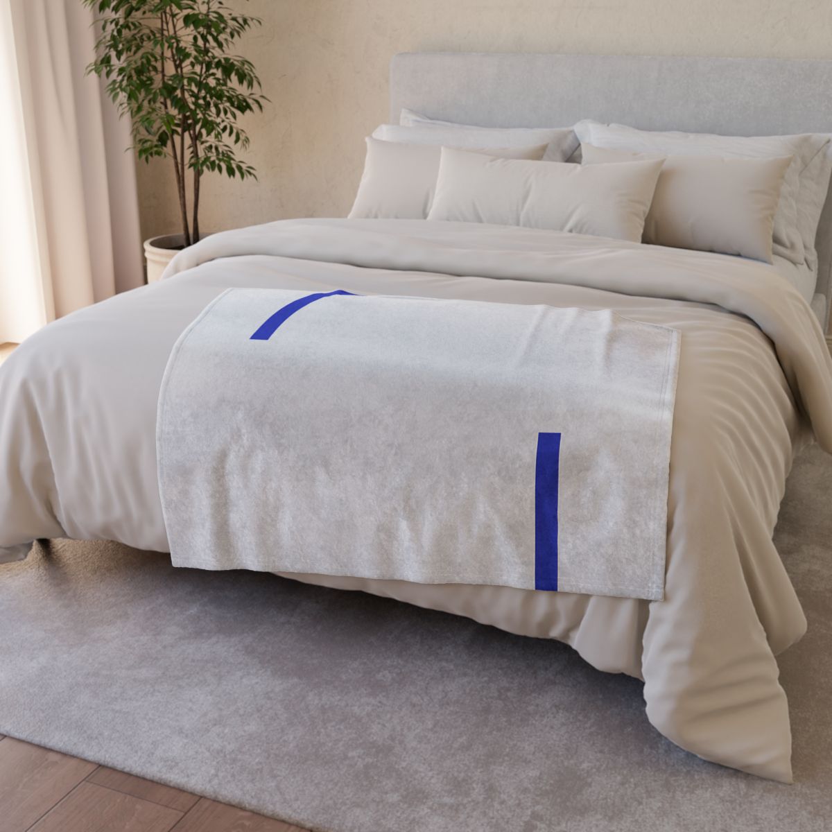 Corner Arc And Bar Dialogue trendy patterned blankets