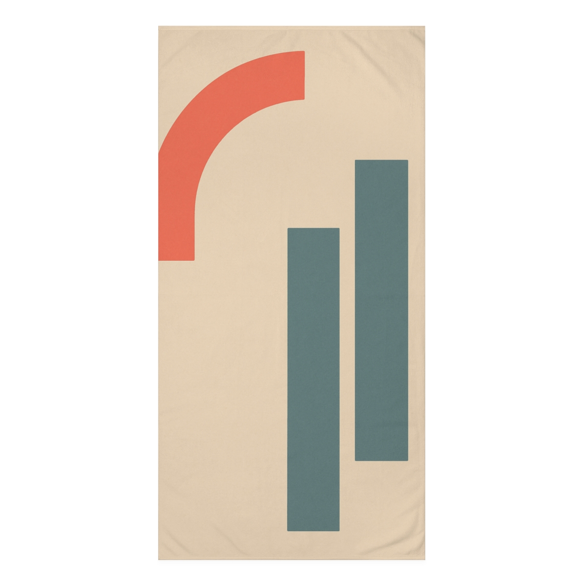 Corner Arc And Twin Rectangles trendy hand towels