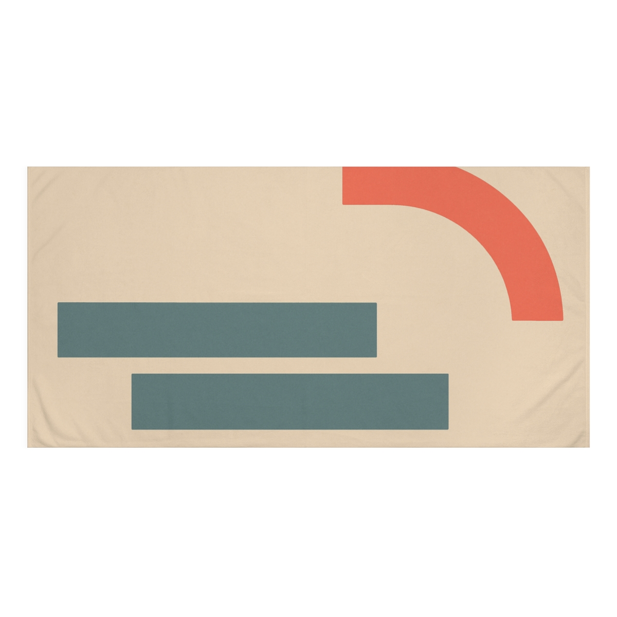 Corner Arc And Twin Rectangles trendy hand towels
