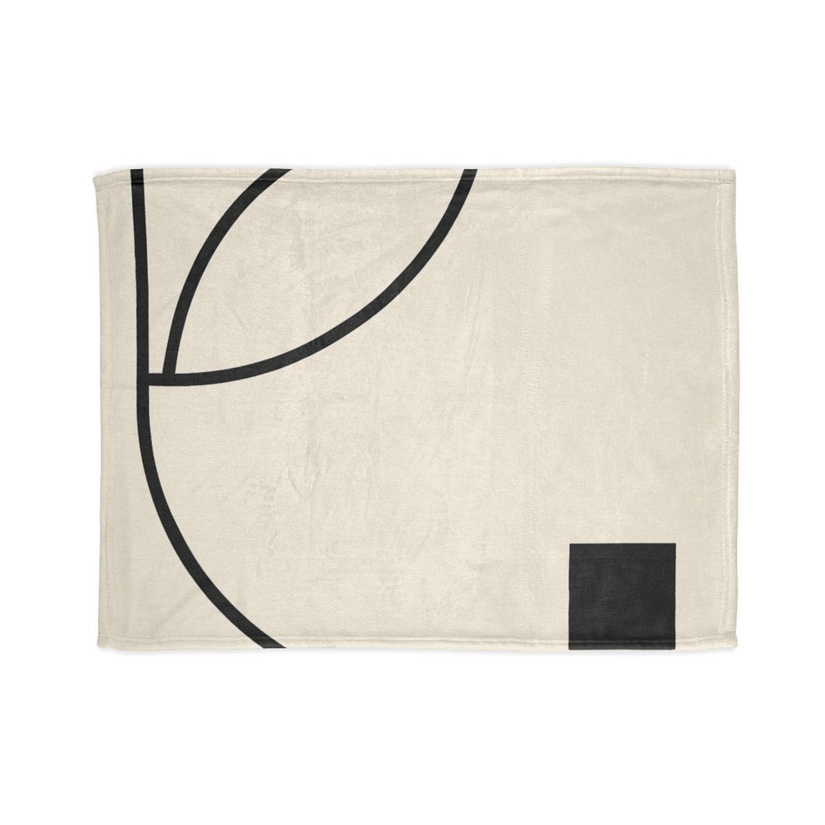 Corner Arc Pause soft fleece blankets