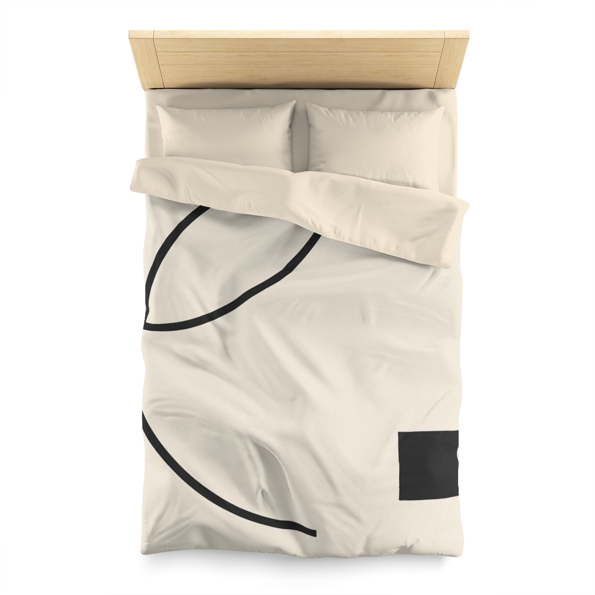 Corner Arc Pause personalized bedding duvets