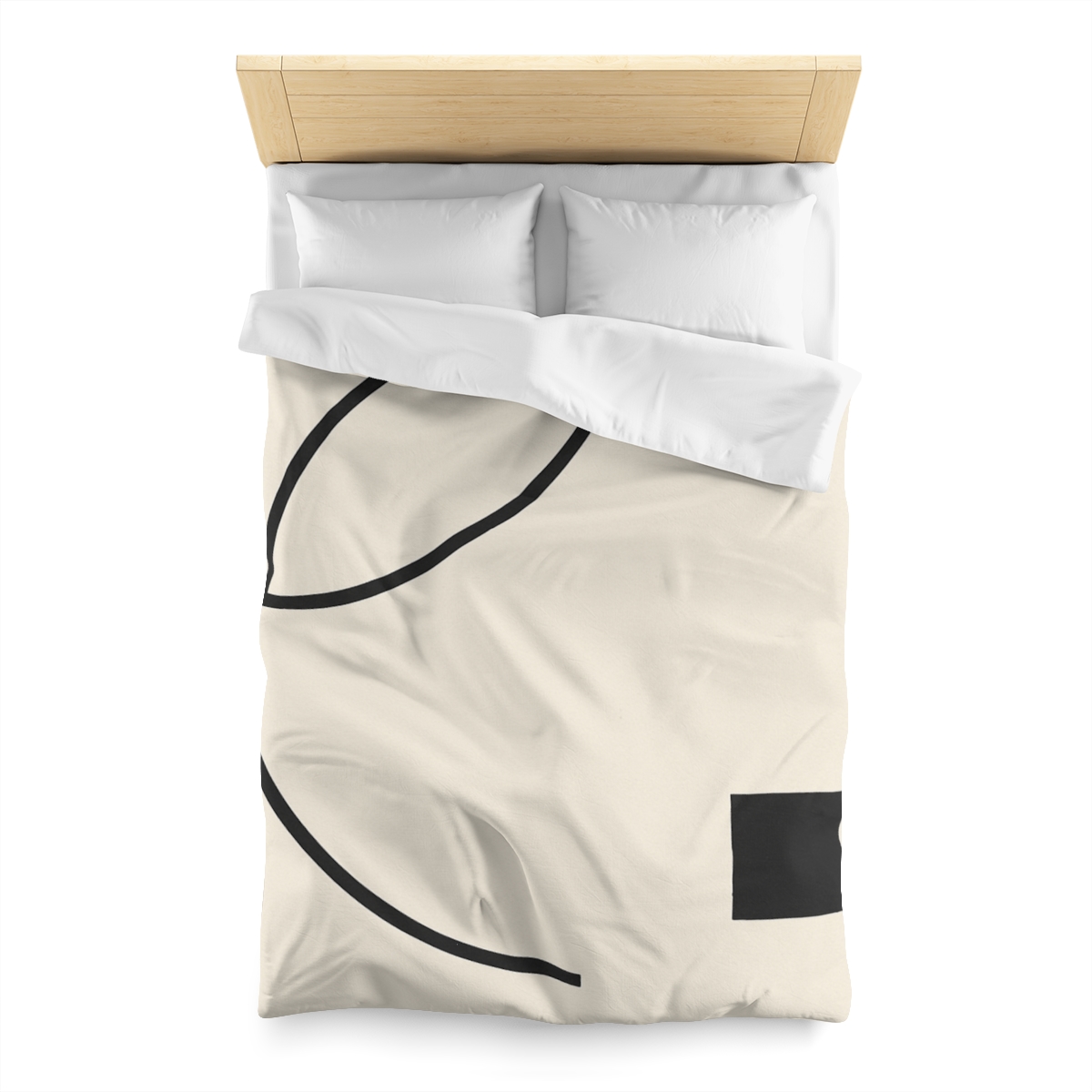 Corner Arc Pause personalized bedding duvets