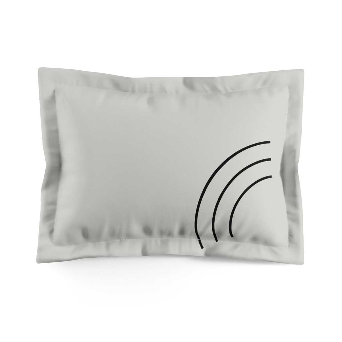 Corner Arc Triad soft plush pillows