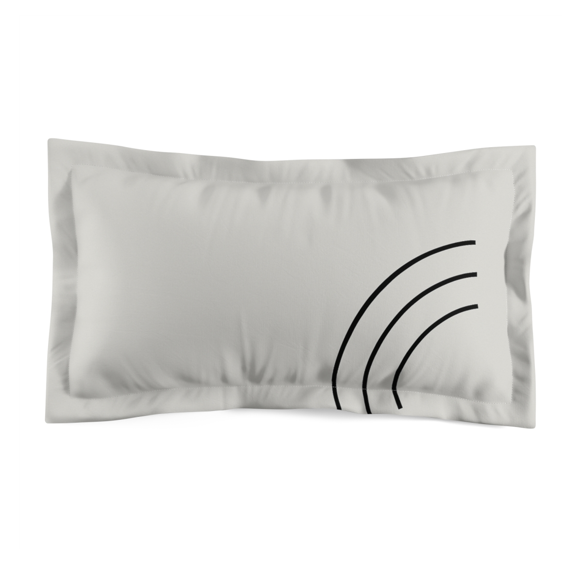 Corner Arc Triad soft plush pillows