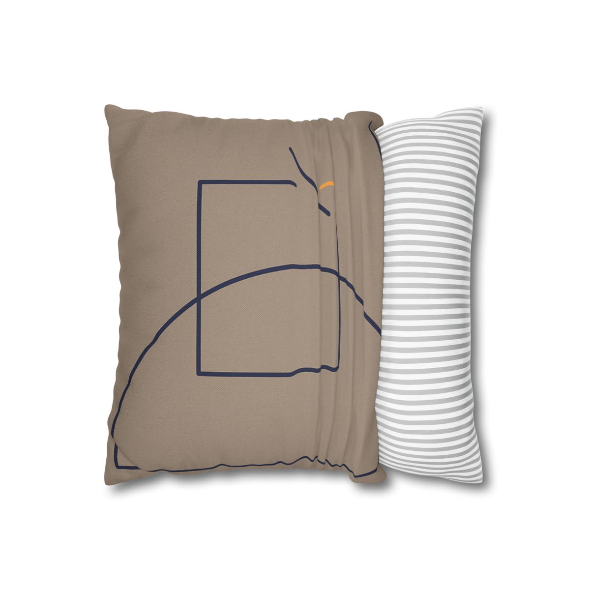 Corner Arc With Nested Open Square trendy patterned pillow cases