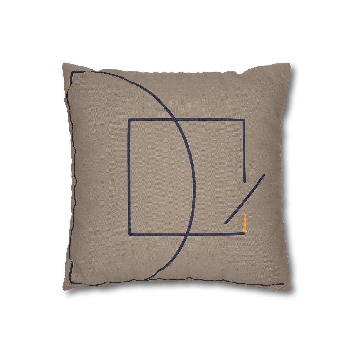 Corner Arc With Nested Open Square trendy patterned pillow cases