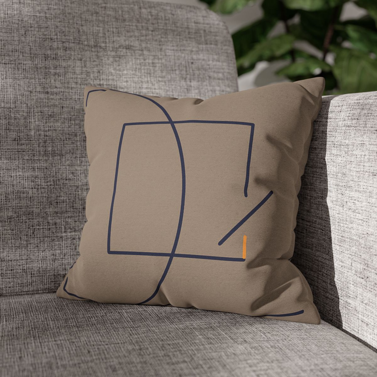 Corner Arc With Nested Open Square trendy patterned pillow cases