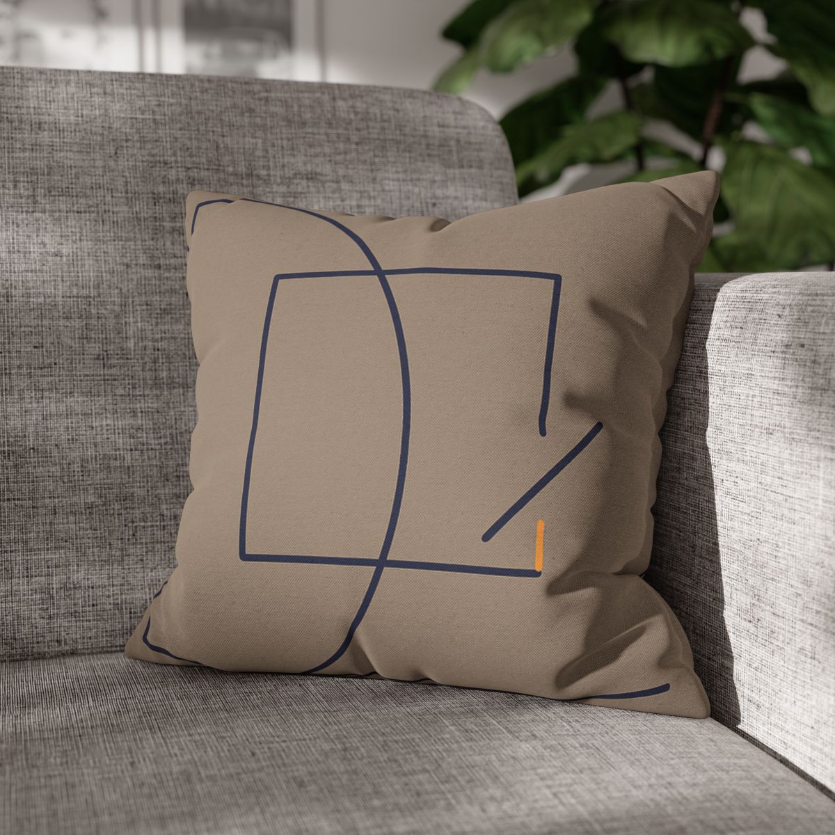 Corner Arc With Nested Open Square trendy patterned pillow cases