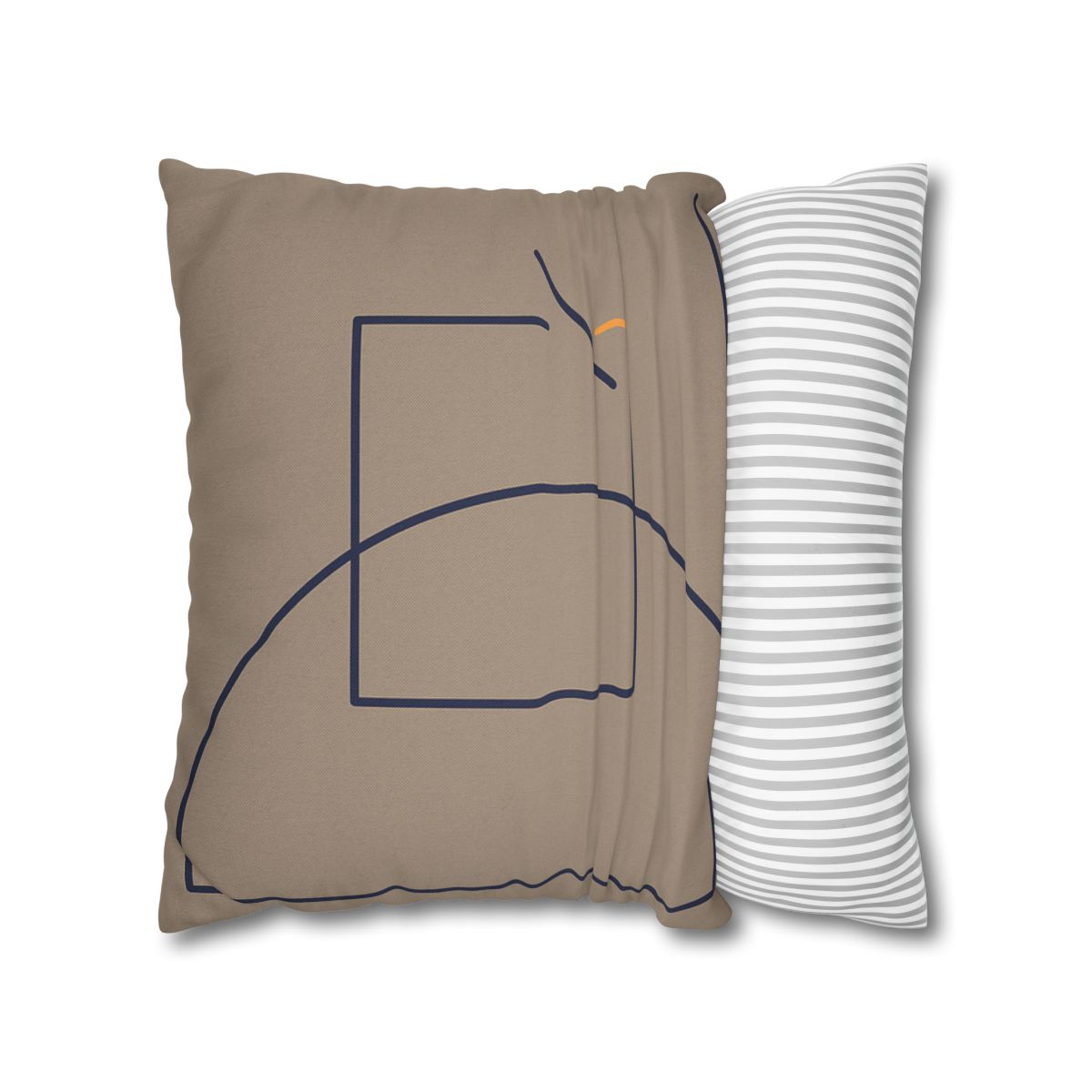 Corner Arc With Nested Open Square trendy patterned pillow cases