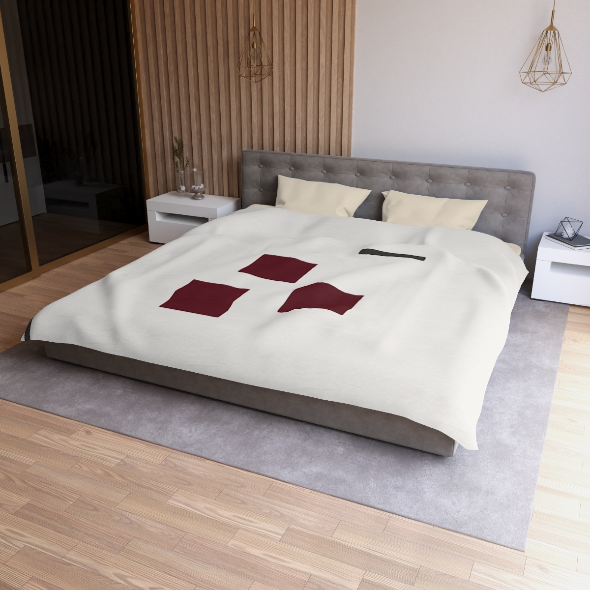 Corner Frame And Quiet Cluster soft comforter duvets