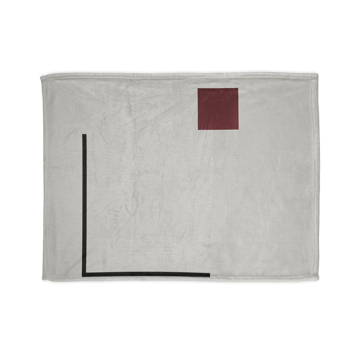 Corner Frame With Floating Square unique gift blankets