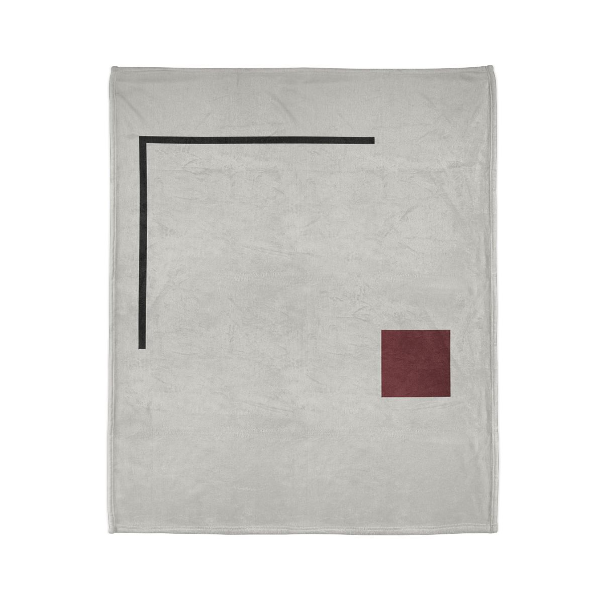 Corner Frame With Floating Square unique gift blankets