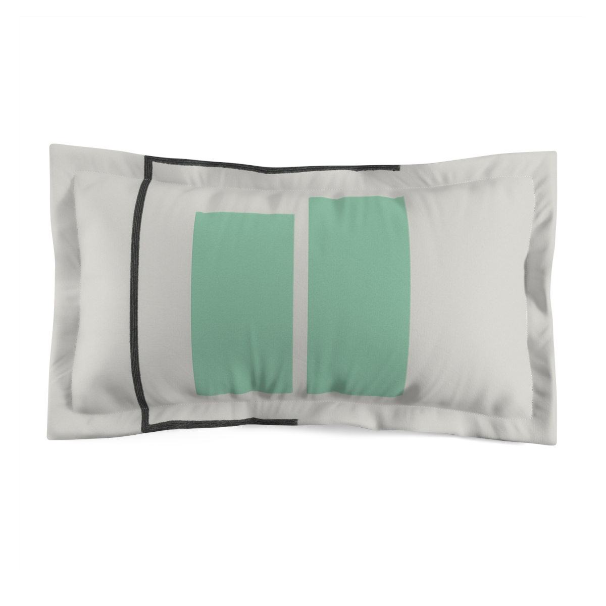 Corner Frame With Twin Blocks trendy accent pillows
