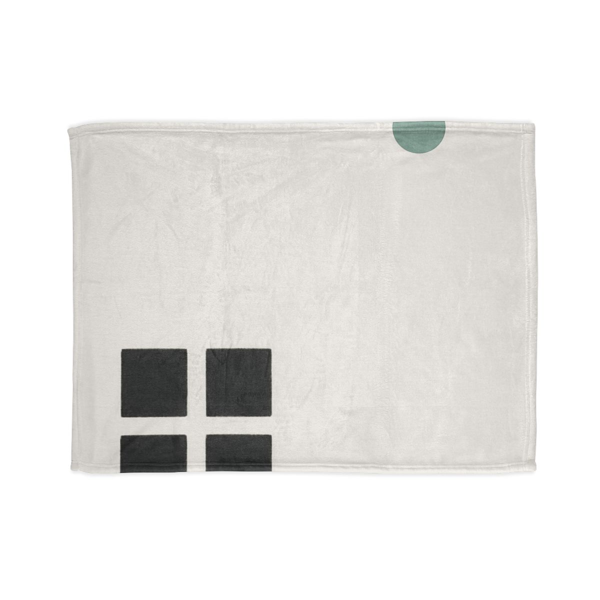 Corner Grid And Wandering Planet personalized cozy blankets