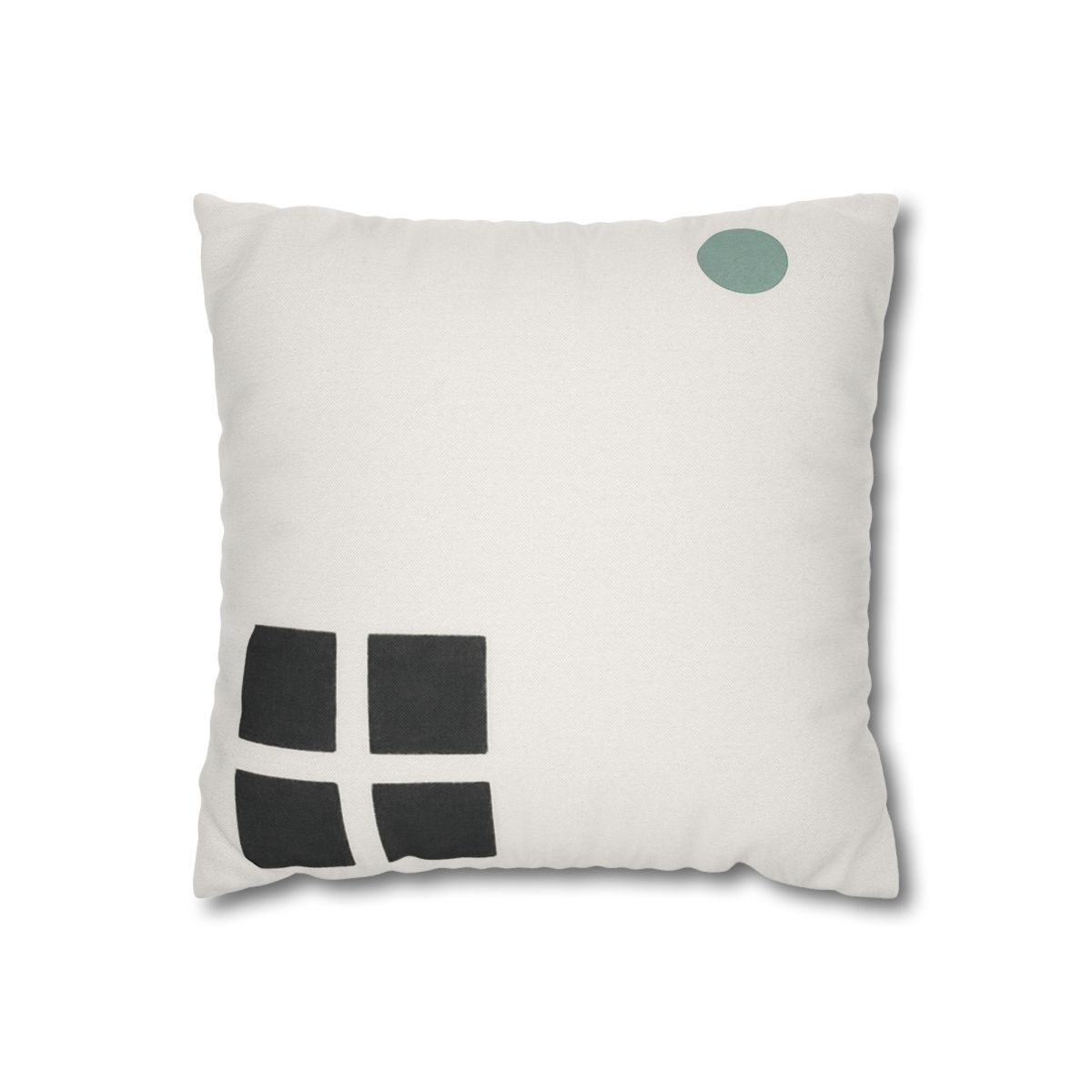 Corner Grid And Wandering Planet designer print pillow cases