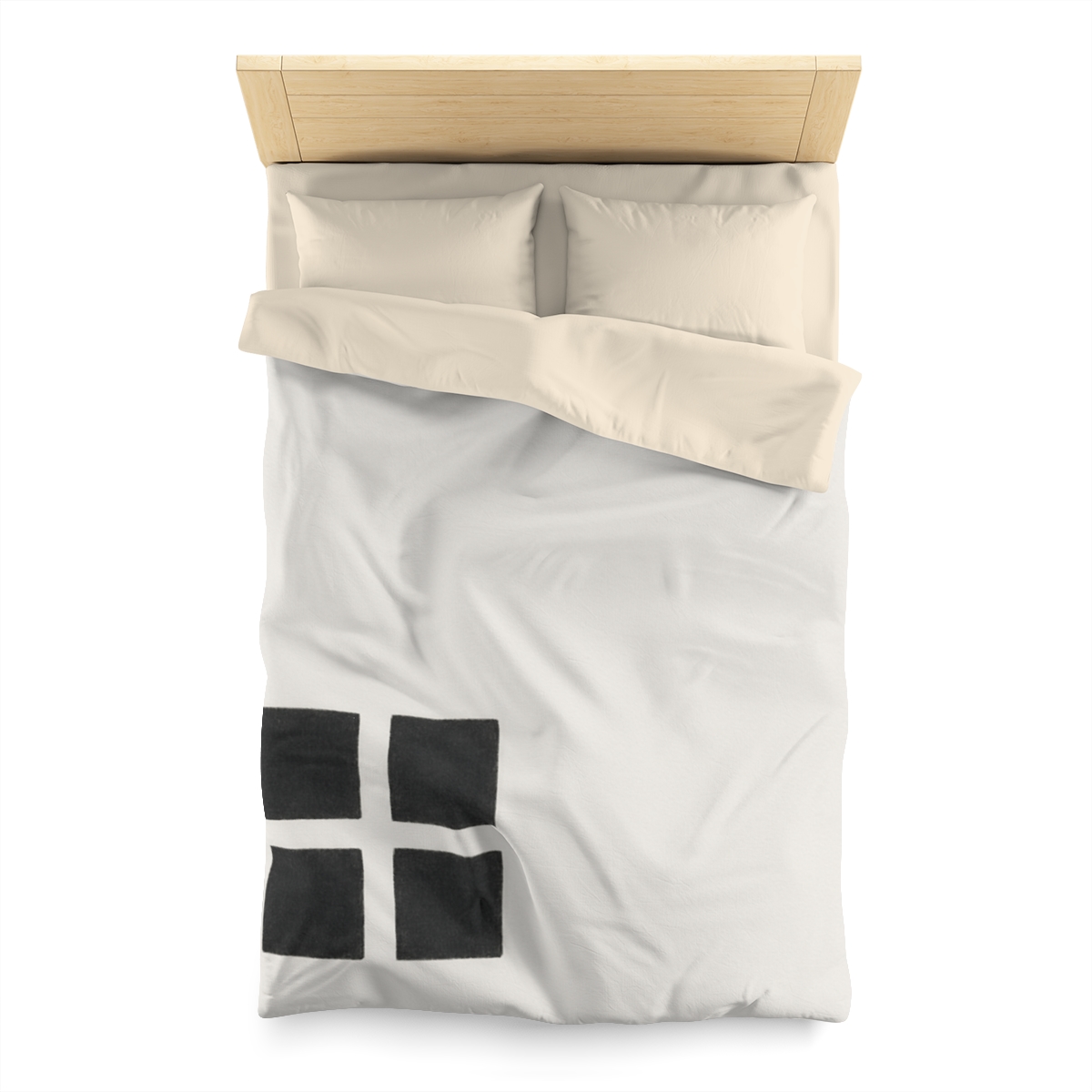 Corner Grid And Wandering Planet designer printed duvets