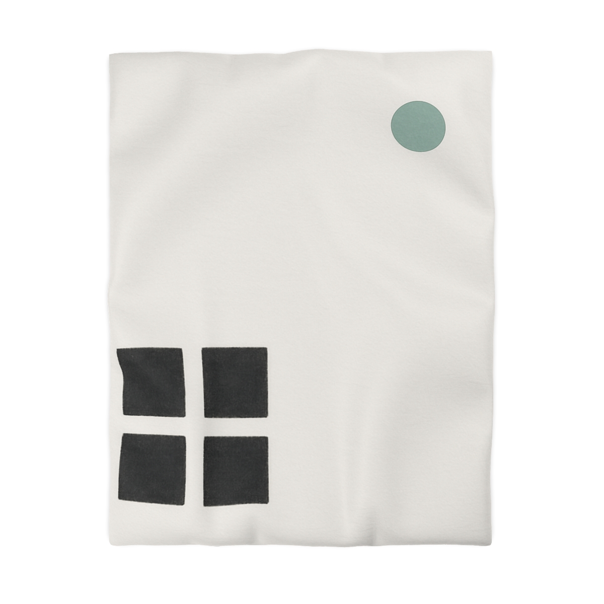 Corner Grid And Wandering Planet designer printed duvets