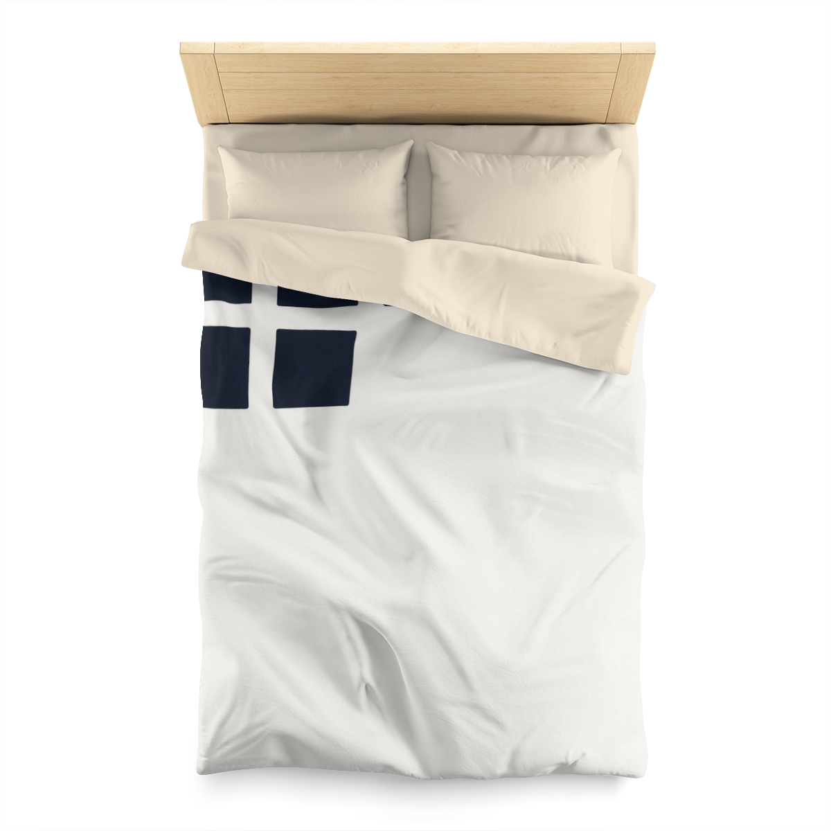 Corner Grid With Missing Star soft comforter duvets