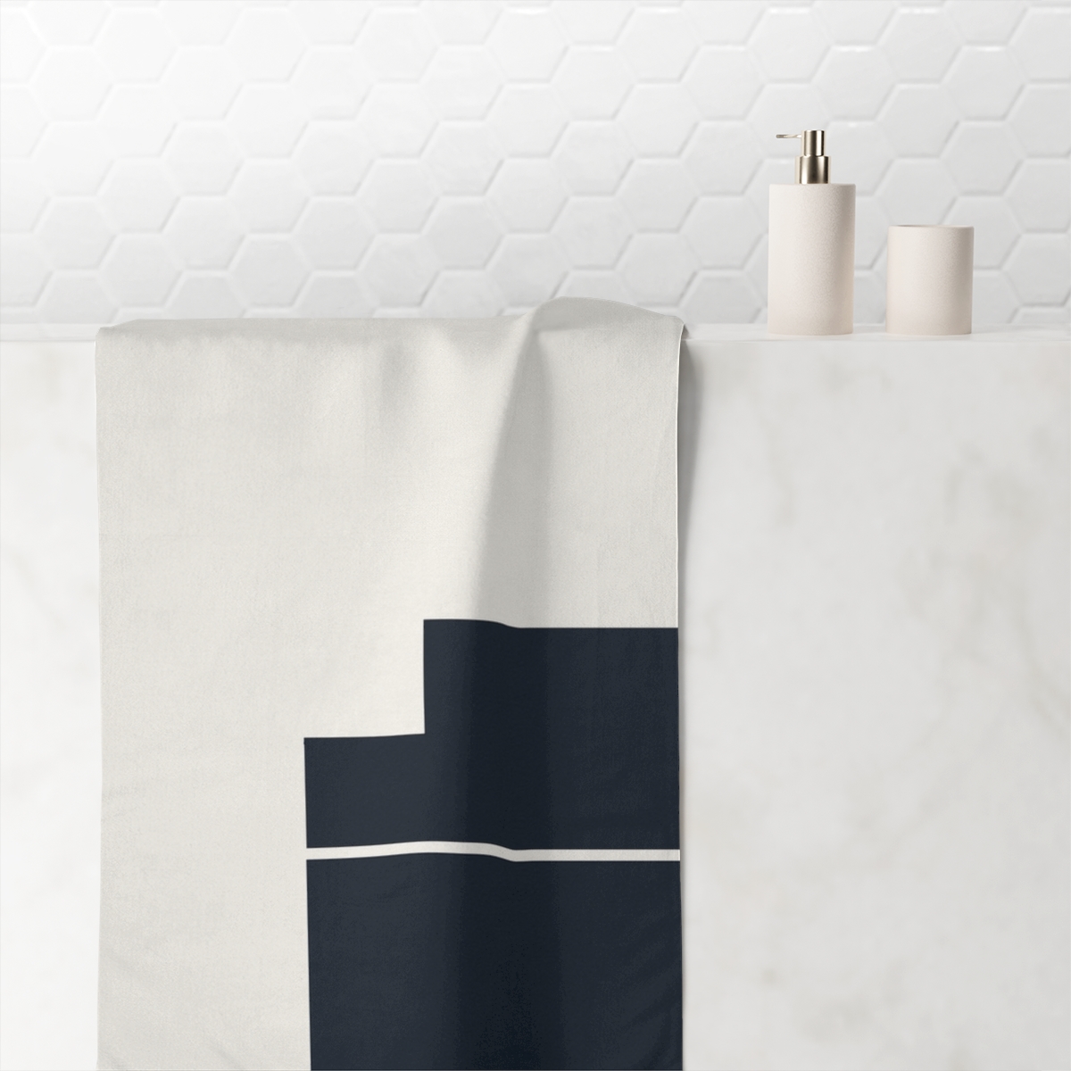 Corner Stack Of Three Rectangles decorative home towelscustom towels