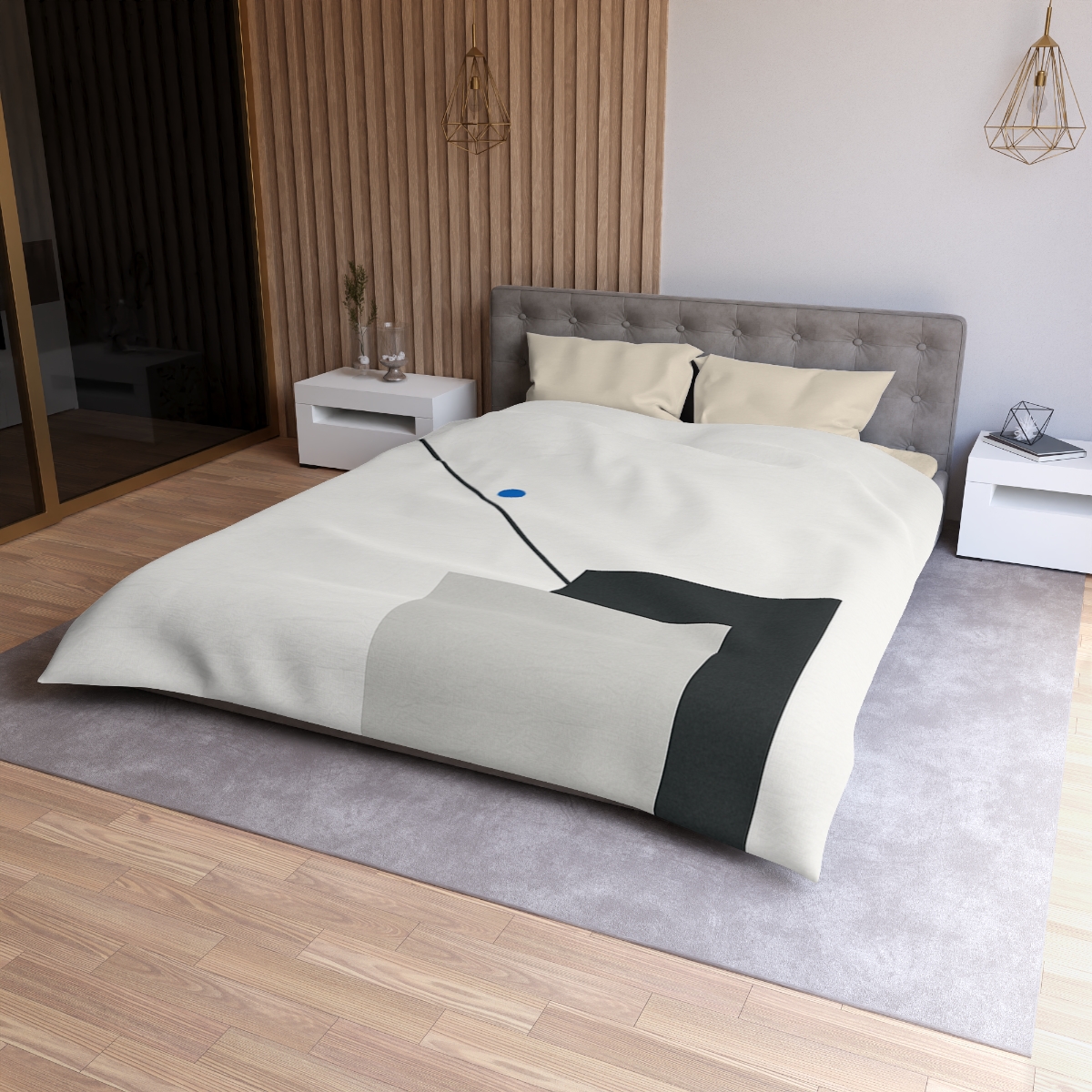 Corner Stack With Shared Diagonal trendy bedroom duvets
