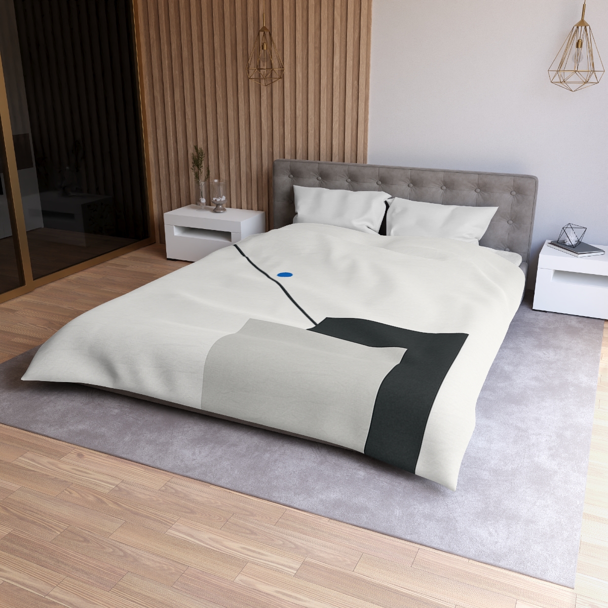 Corner Stack With Shared Diagonal trendy bedroom duvets