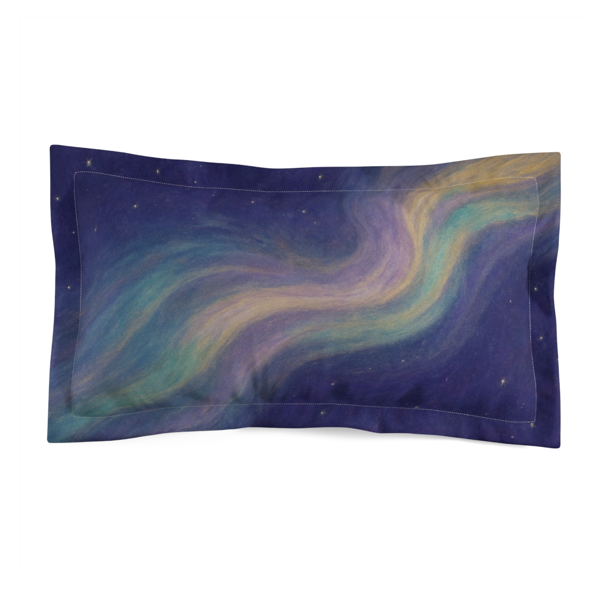 Cosmic Aurora Weave designer printed pillows