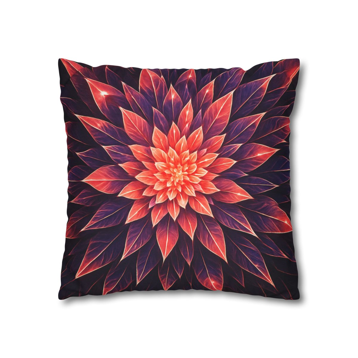 Cosmic Bloom Fractal comfortable bedding pillow covers