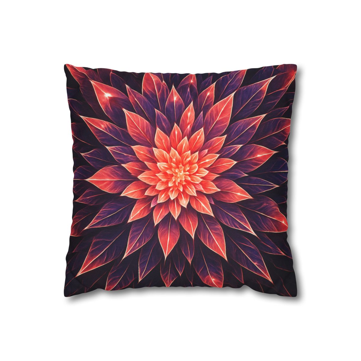 Cosmic Bloom Fractal comfortable bedding pillow covers