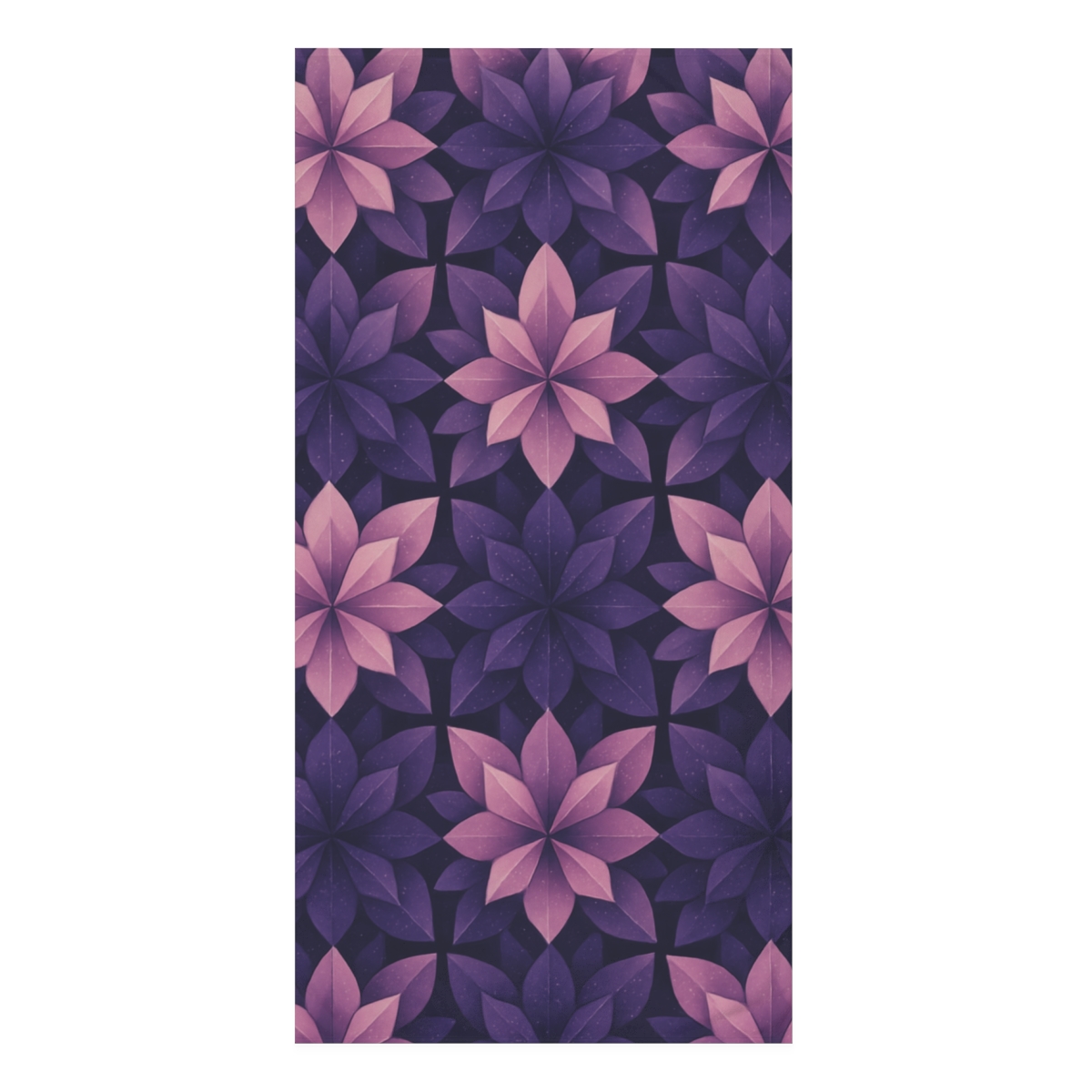 Cosmic Bloom Tessellation unique gift towels