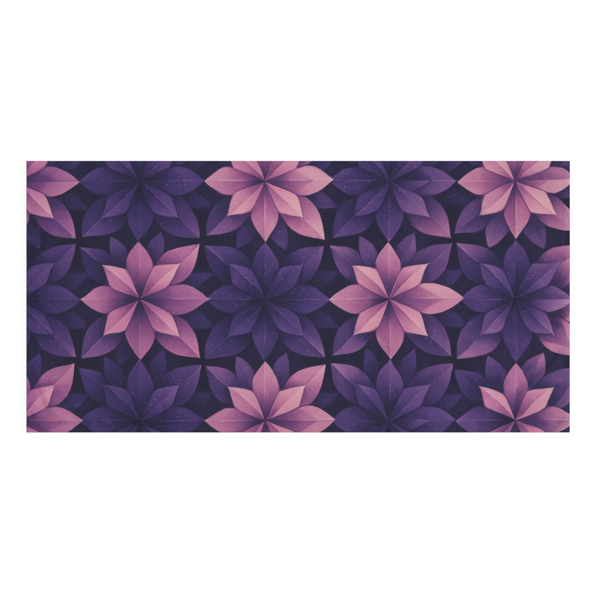 Cosmic Bloom Tessellation unique gift towels
