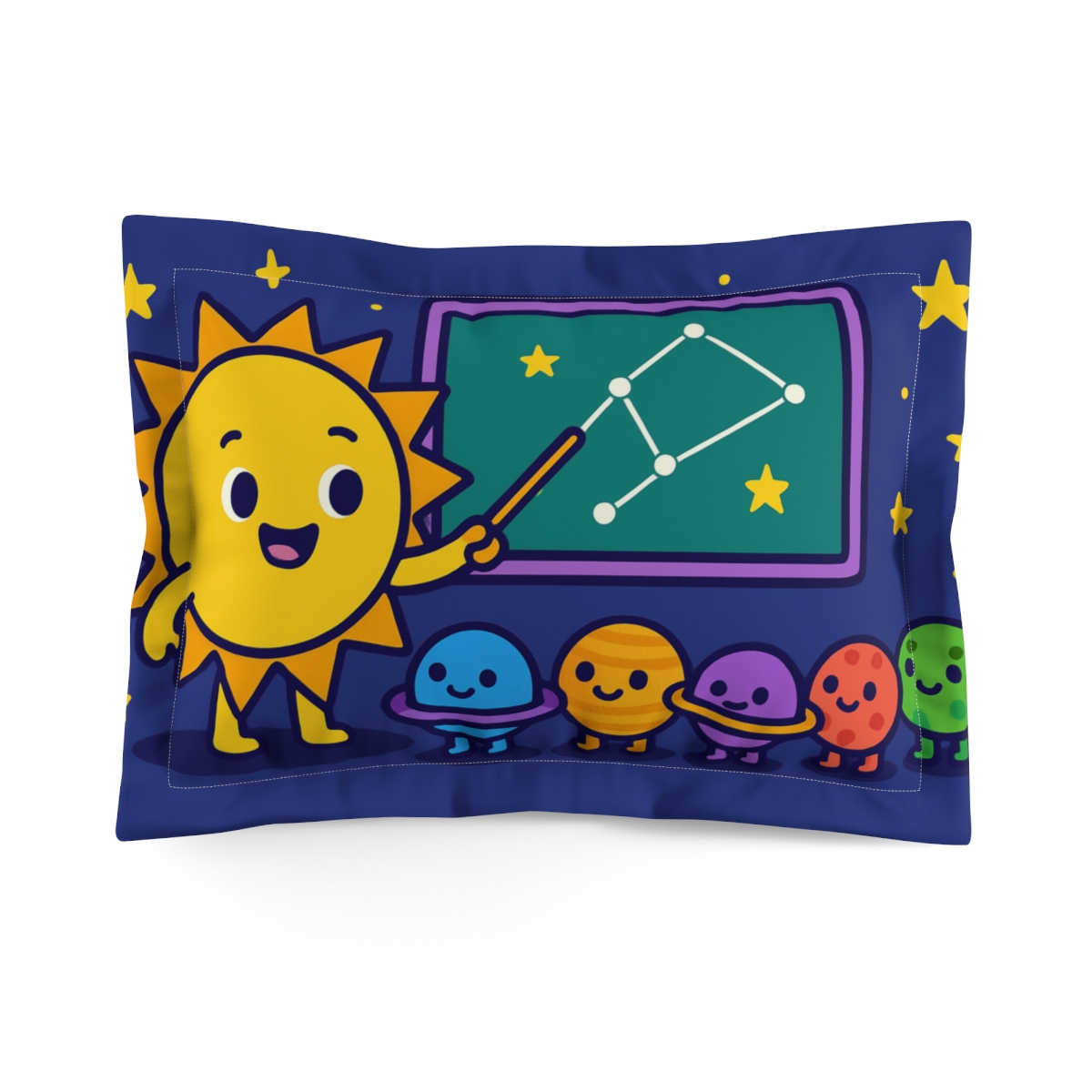 Cosmic Classroom Of The Baby Planets stylish throw pillows