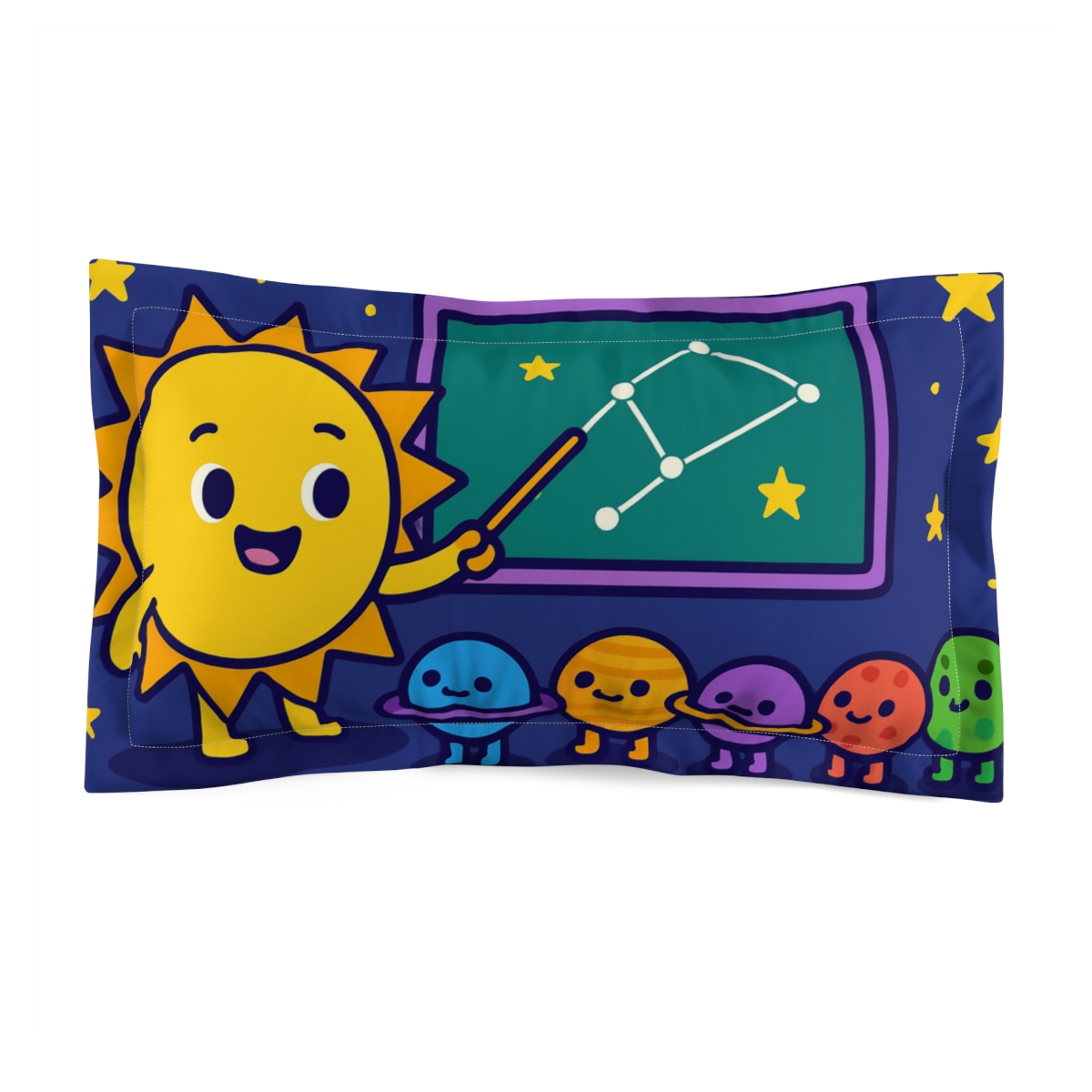 Cosmic Classroom Of The Baby Planets stylish throw pillows