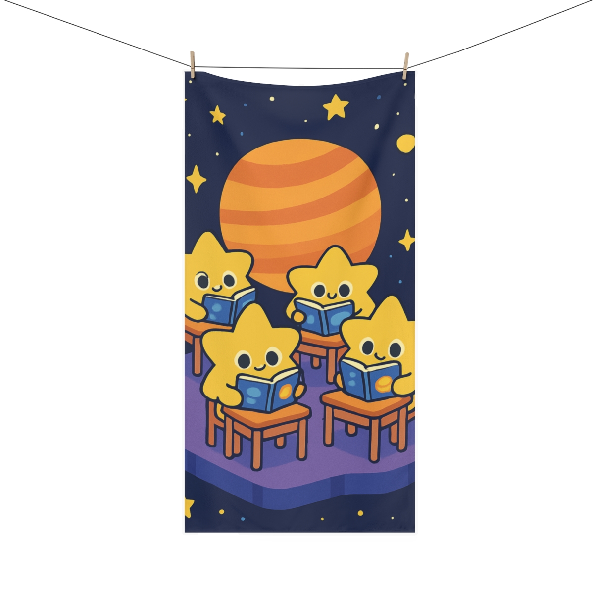 Cosmic Classroom Of The Star Puffs personalized bath towels
