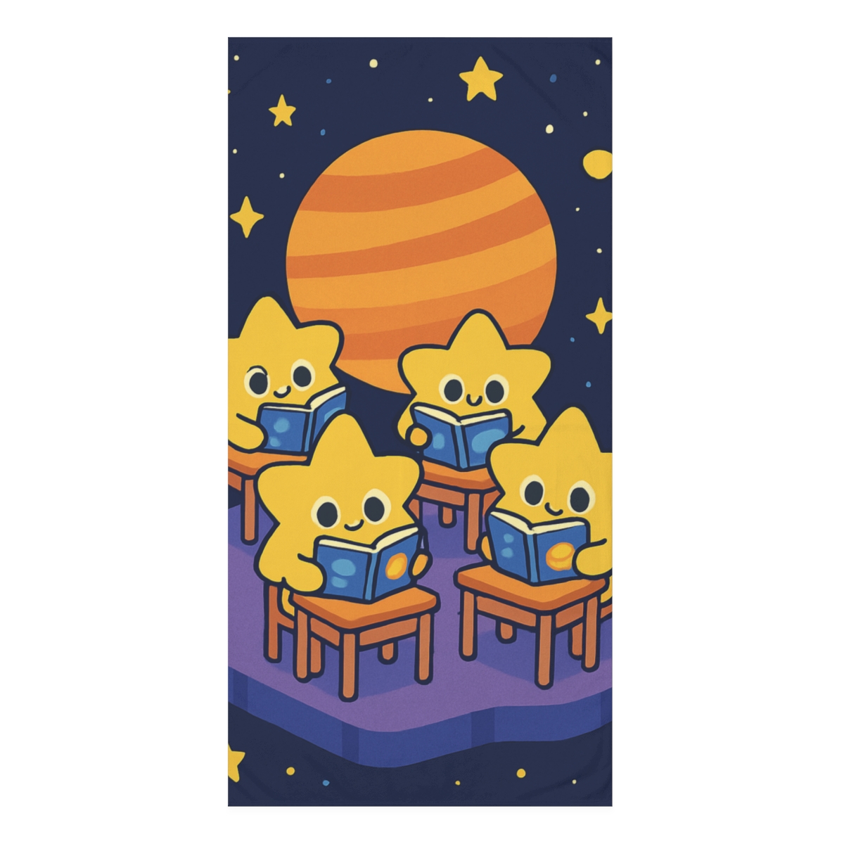 Cosmic Classroom Of The Star Puffs personalized bath towels