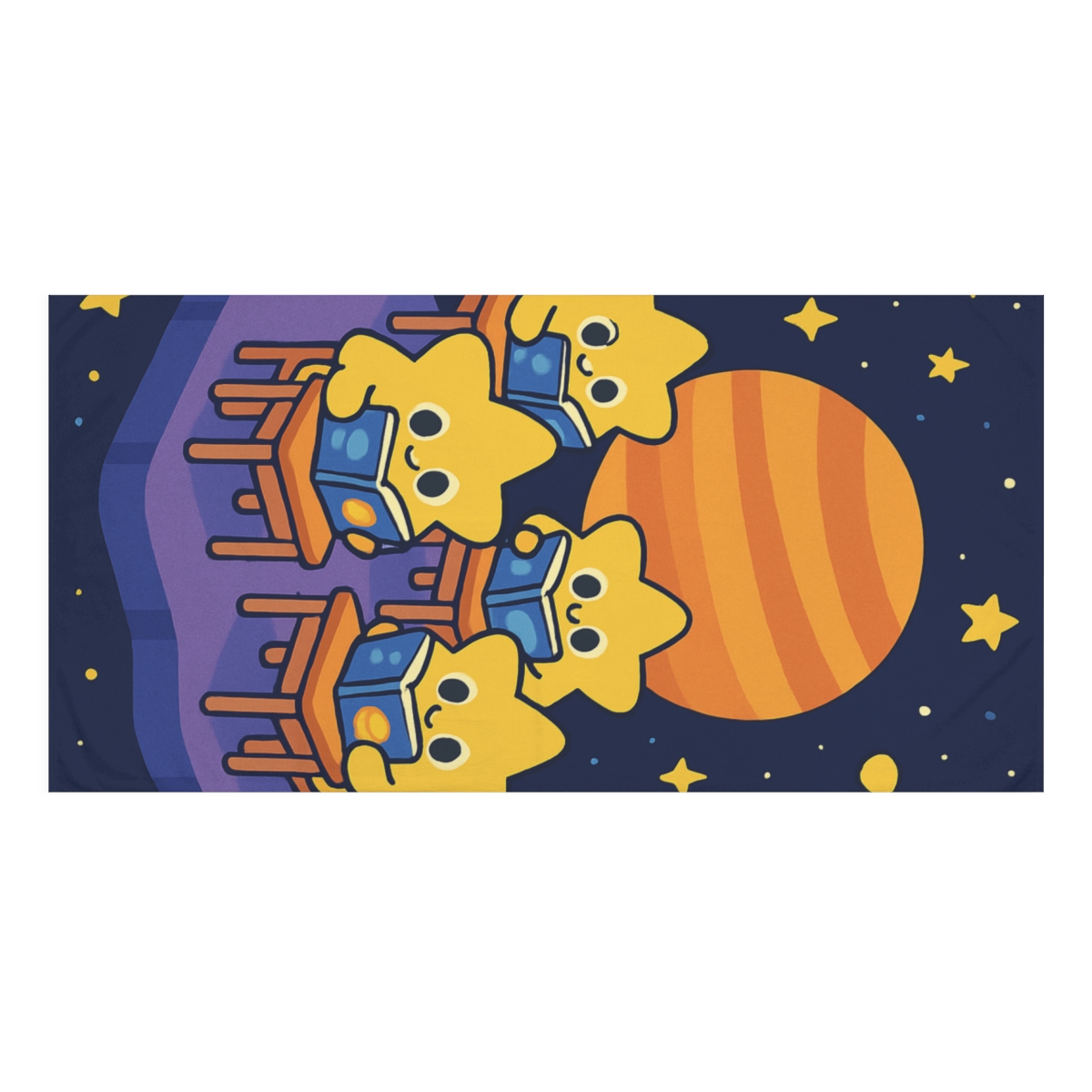 Cosmic Classroom Of The Star Puffs personalized bath towels