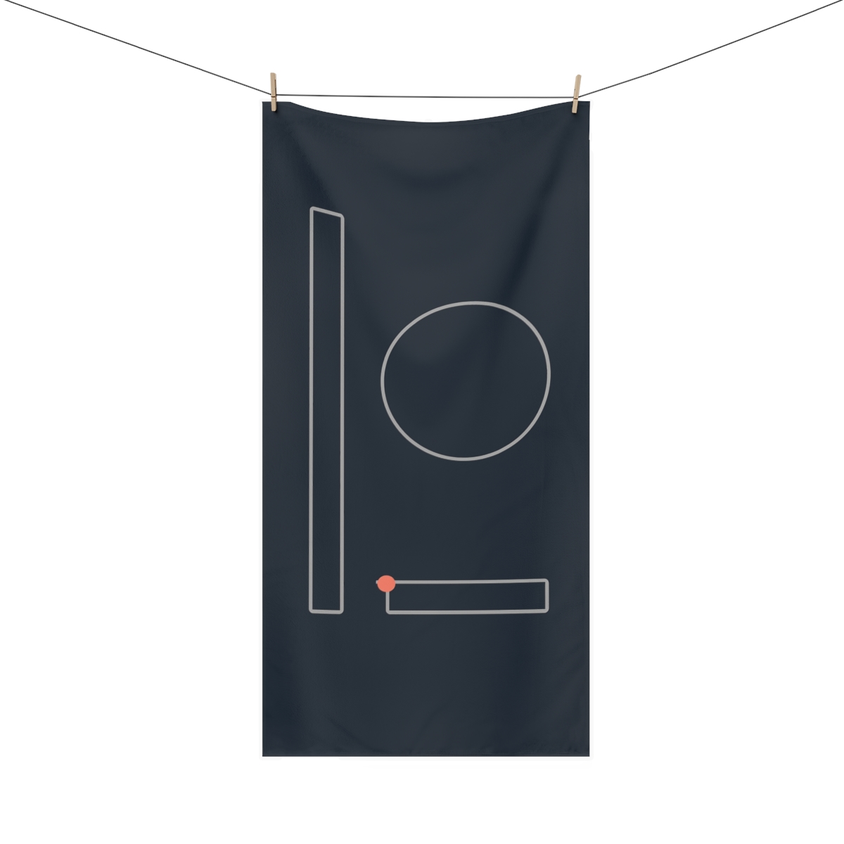 Cosmic Column And Resting Ring trendy hand towels