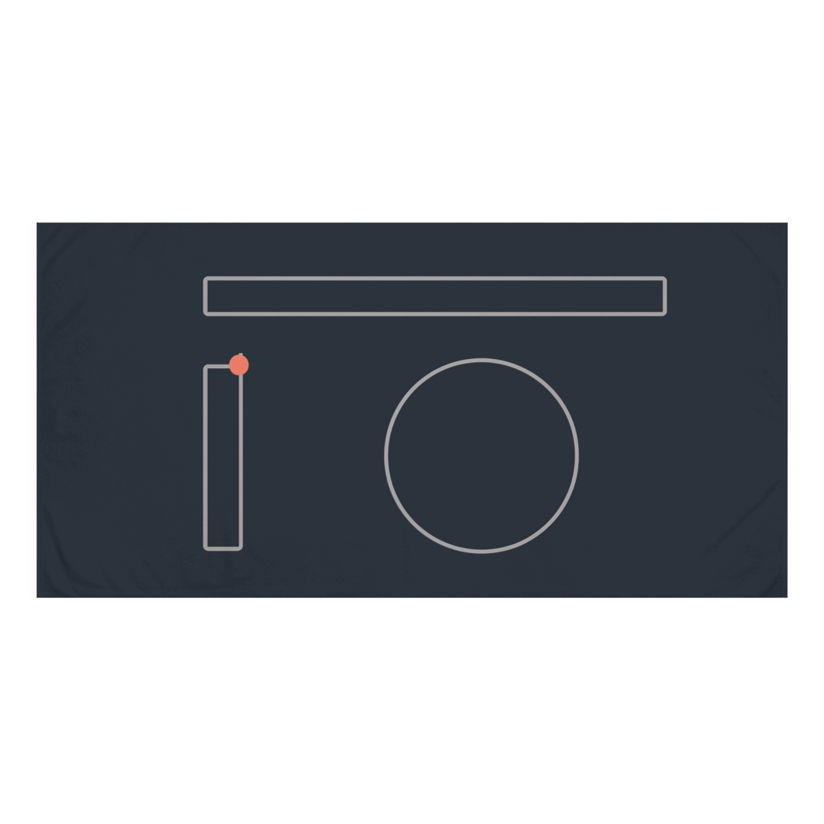 Cosmic Column And Resting Ring trendy hand towels