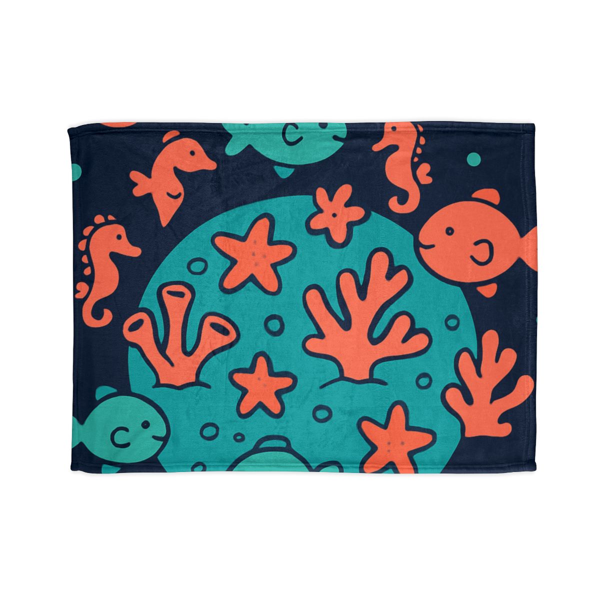 Cosmic Coral Reef Planet trendy patterned blankets